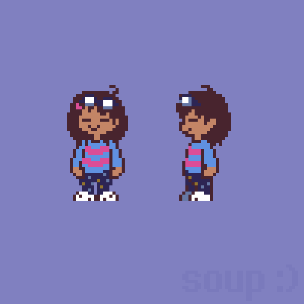 Merch Frisk Walk Animation Merch Frisk Walk Animation