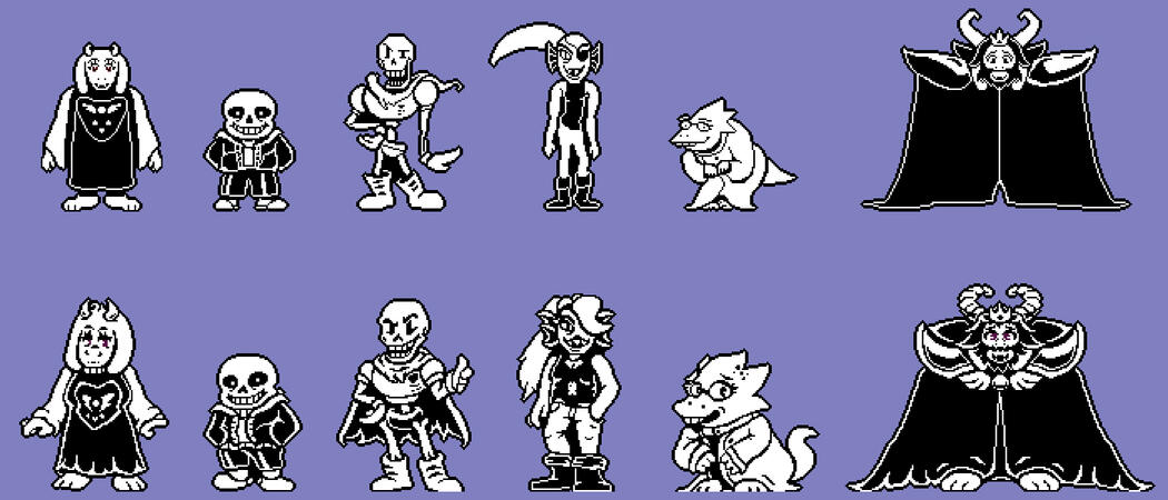 Undertale Battle Sprites - Soup&#39;d Up